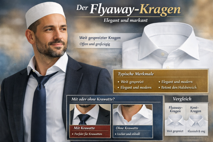Flyaway-Kragen und seine besondere Form